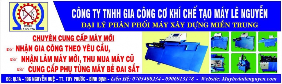 Máy bẻ đai tự động tại Bình Định