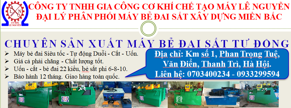 Bán máy bẻ đai sắt tại Hà Nội giá rẻ, giao hàng toàn quốc