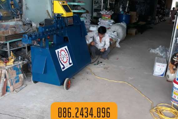 Máy bẻ đai sắt tự động trong xây dựng tại Tây Ninh